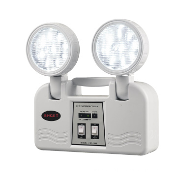 wholesale high quality twin emergency spot light with battery